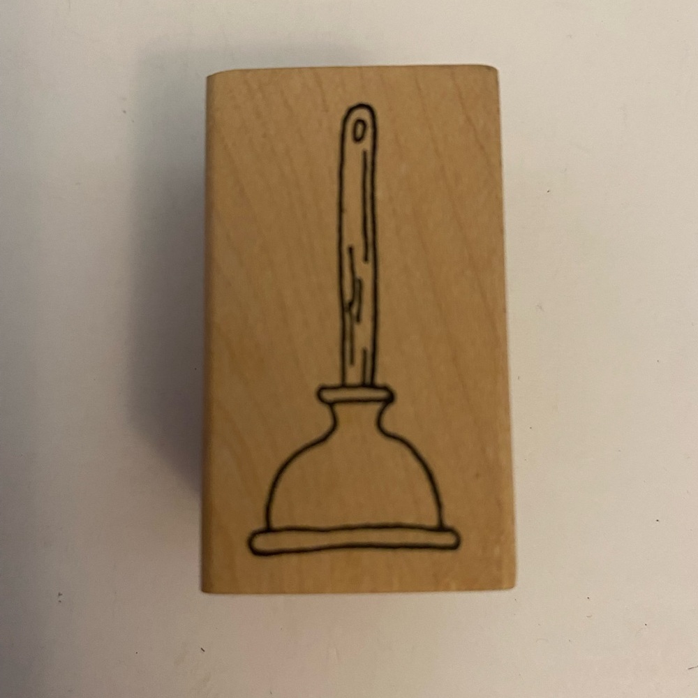 Judith Plunger rubber stamp